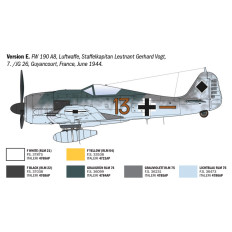 Italeri FW 190 A‑7/A‑8 Aces 1:72 | Vācu iznīcinātājs Otrā pasaules kara laikā