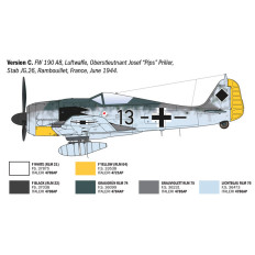 Italeri FW 190 A‑7/A‑8 Aces 1:72 | Vācu iznīcinātājs Otrā pasaules kara laikā