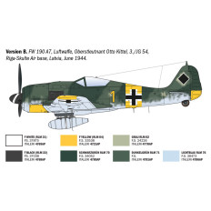 Italeri FW 190 A‑7/A‑8 Aces 1:72 | Vācu iznīcinātājs Otrā pasaules kara laikā
