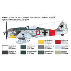 Italeri FW 190 A‑7/A‑8 Aces 1:72 | Vācu iznīcinātājs Otrā pasaules kara laikā