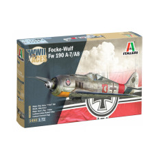 Italeri FW 190 A‑7/A‑8 Aces 1:72 | Vācu iznīcinātājs Otrā pasaules kara laikā