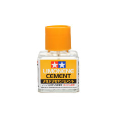 Tamiya 87113 - Liquid glue with lemon scent and fine brush, 40 ml