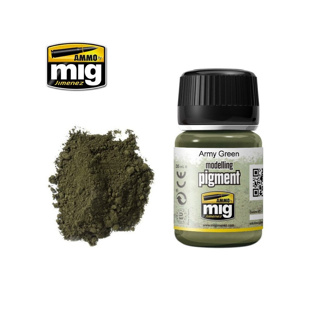 AMMO by Mig A.MIG‑3019 Armijas zaļais | Pigments modelēšanai