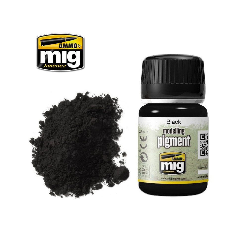 AMMO by Mig A.MIG‑3001 Black| Пигмент для моделизма