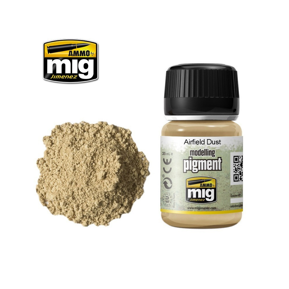 AMMO by Mig A.MIG‑3011 Airfield Dust | Pigment for modeling