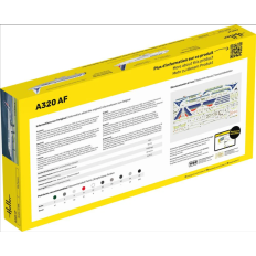 Heller 56448 STARTER KIT A320 Air France 1/125 | Komplektēšanas komplekts
