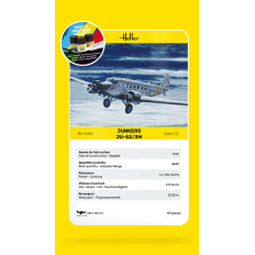 Heller 56448 STARTA KOMPLEKTS Ju-52/3m 1/72 | Salikšanas komplekts