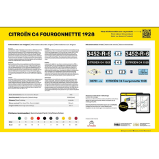 Heller 56703 STARTER KIT Citroën C4 Fourgonnette 1928 1/24 | Salikšanas komplekts