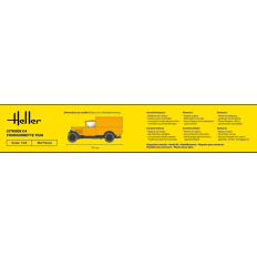 Heller 56703 STARTER KIT Citroën C4 Fourgonnette 1928 1/24 | Salikšanas komplekts