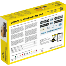 Heller 56703 STARTER KIT Citroën C4 Fourgonnette 1928 1/24 | Salikšanas komplekts