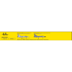 Heller 56303 STARTER KIT Mirage 2000C 1/72 | Набор для сборки