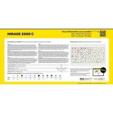 Heller 56303 STARTER KIT Mirage 2000C 1/72 | Salikšanas komplekts