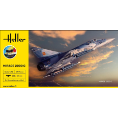 Heller 56303 STARTER KIT Mirage 2000C 1/72 | Salikšanas komplekts