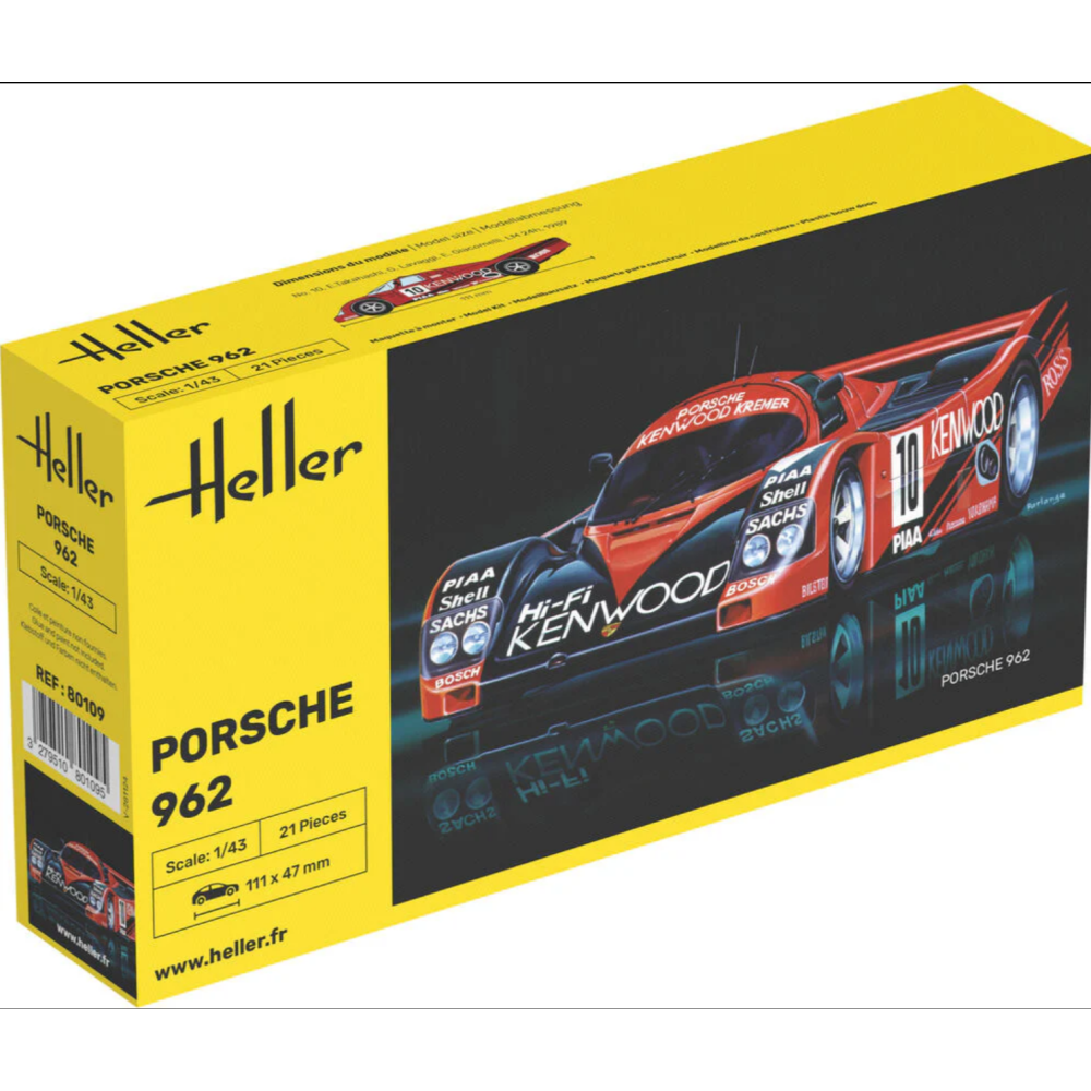 Heller 80109 Porsche 962 1/43 | Набор для сборки