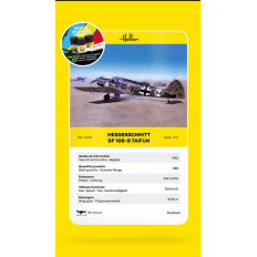 Heller 56231 STARTER KIT Messerschmitt Bf 108 B Taifun 1/72 | Salikšanas komplekts