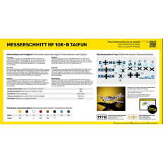 Heller 56231 STARTER KIT Messerschmitt Bf 108 B Taifun 1/72 | Assembly kit