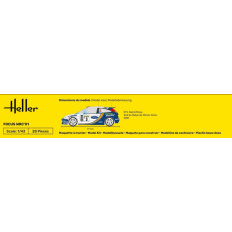 Heller 56196 STARTER KIT Ford Focus WRC 01 1/43 | Assembly kit