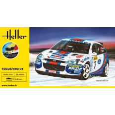 Heller 56196 СТАРТОВЫЙ НАБОР Ford Focus WRC 01 1/43 | Набор для сборки
