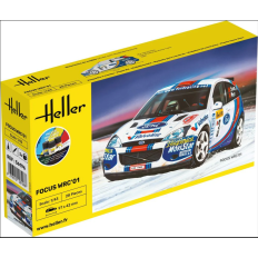 Heller 56196 СТАРТОВЫЙ НАБОР Ford Focus WRC 01 1/43 | Набор для сборки