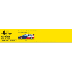 Heller 80117 Citroën C4 WRC Speed 1/43 | Набор для сборки