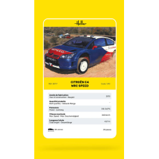 Heller 80117 Citroën C4 WRC Speed 1/43 | Salikšanas komplekts