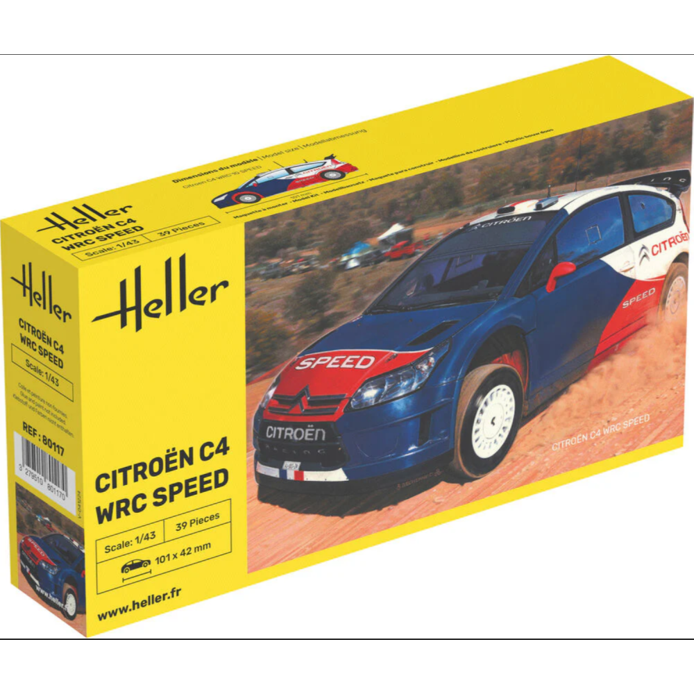 Heller 80117 Citroën C4 WRC Speed 1/43 | Assembly Kit