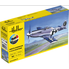 Heller 56268 STARTER KIT P‑51 Mustang 1/72 | Набор для сборки