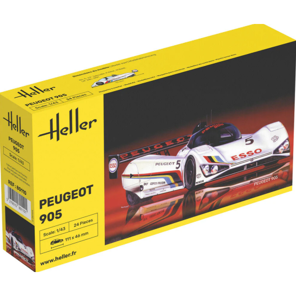 Heller 80110 Peugeot 905 1/43 | Набор для сборки