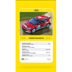Heller 80113 Peugeot 206 1/43 | Набор для сборки