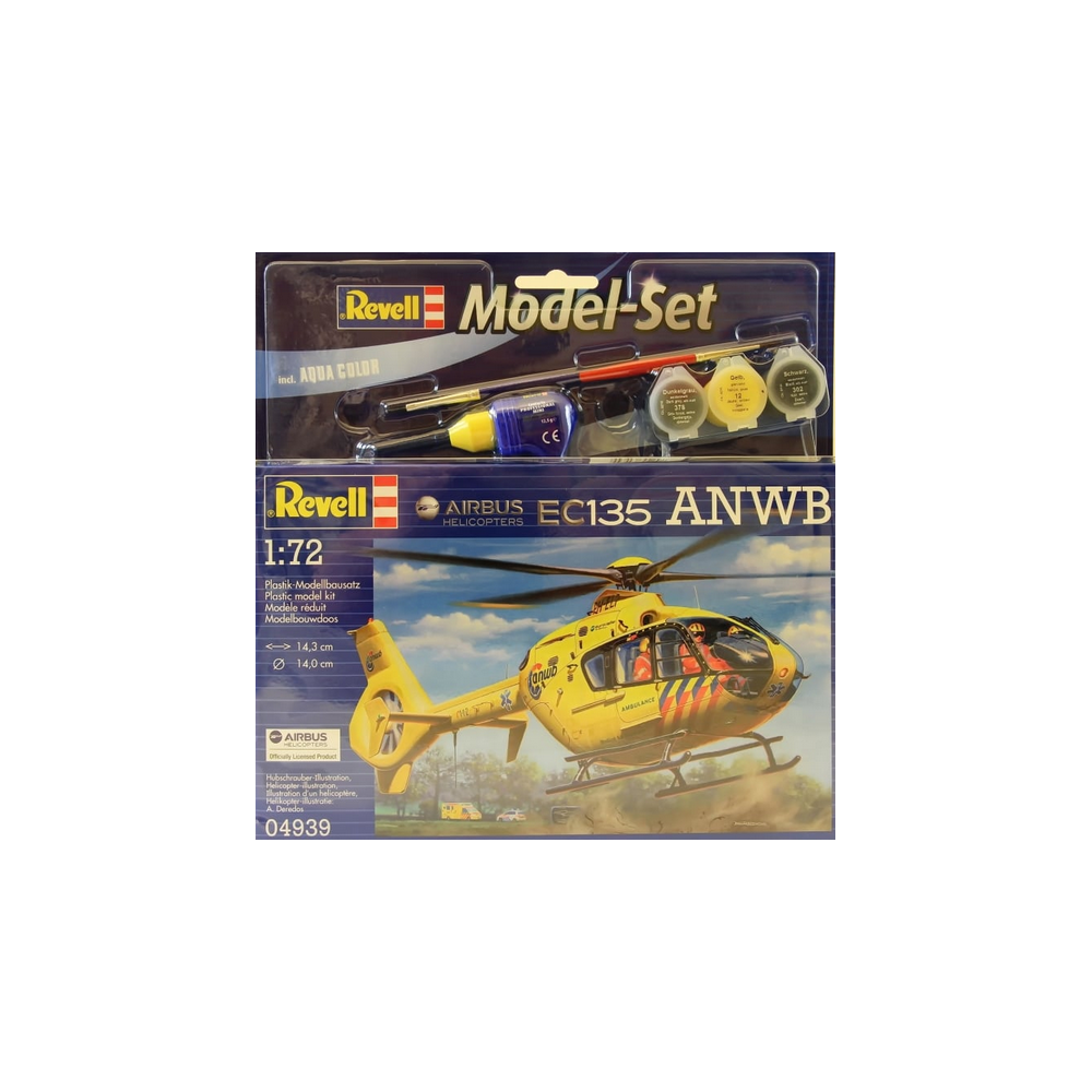 Revell 04939 Airbus Helicopters EC135 ANWB + sākuma komplekts | Salikšanas komplekts