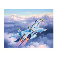 Revell 03948 Sukhoi Su‑27 Flanker modeļa komplekts 1/72 | Komplekts ar līmi un krāsām