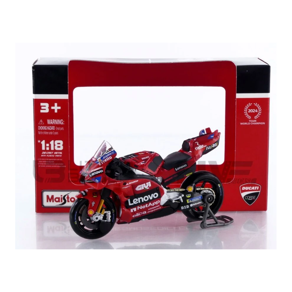 Maisto 1:18 Ducati Desmosedici GP21 | MotoGP 2021 modelis