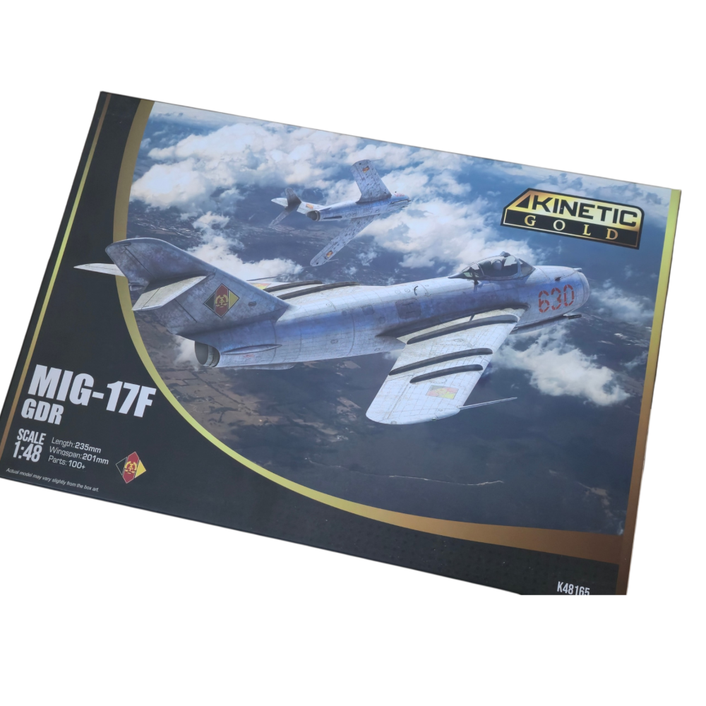 Kinetic 1:48 MiG‑17F GDR K48165 | Saliekamais lidmašīnas modelis
