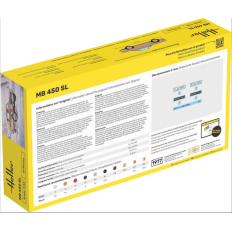 Heller 56189 STARTER KIT Mercedes MB 450 SL 1/43 | Salikšanas komplekts