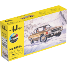 Heller 56189 STARTER KIT Mercedes MB 450 SL 1/43 | Salikšanas komplekts