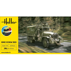 Heller 1:72 Starter Kit GMC CCKW 353 56996 | Model Kit