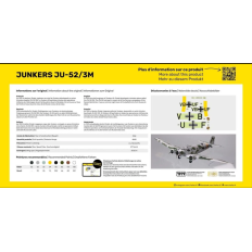 Heller 1:72 Junkers Ju‑52/3m 80380 | Saliekamais lidmašīnas modelis