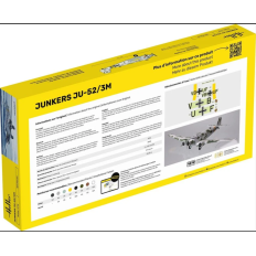 Heller 1:72 Junkers Ju‑52/3m 80380 | Saliekamais lidmašīnas modelis