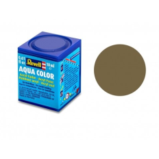 Revell - Aqua olive brown mat. 17ml