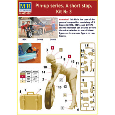 Master box pin-up series kit nr 3 1/24