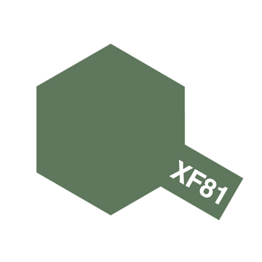Tamiya - Acrylic XF-81 Dark green 2 (RAF) mini 10ml Tamiya - Acrylic XF-81 Dark green 2 (RAF) mini 10ml
