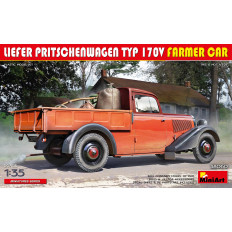 Miniart 1:35 Liefer Pritschenwagen Typ 170V Zemnieku Auto