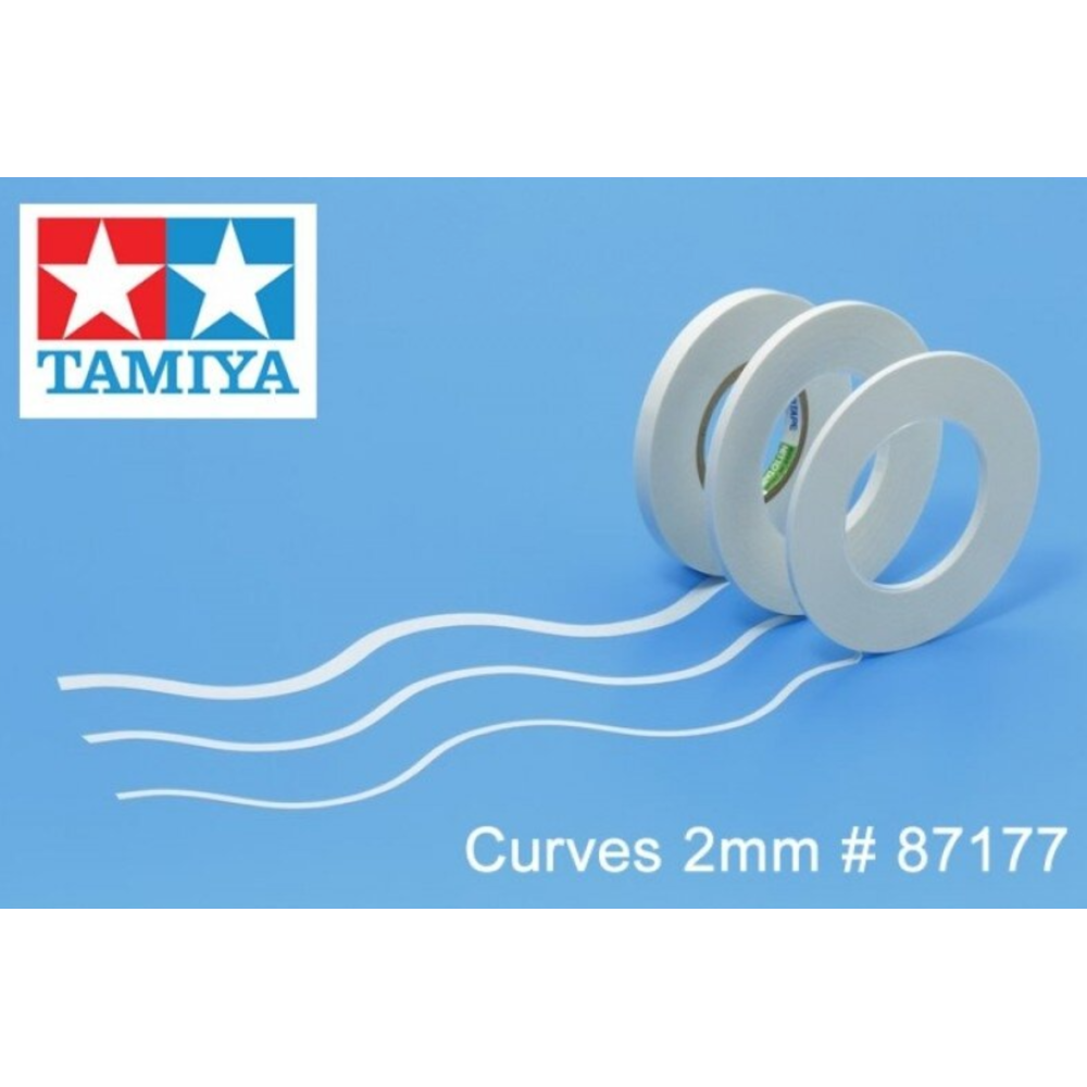 Tamiya - Masking Tape for Curves 2mm Tamiya - Masking Tape for Curves 2mm
