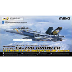 Meng Model LS019 1:48 Boeing EA-18G Growler Electronic Attack Aircraft Yellow Jackets