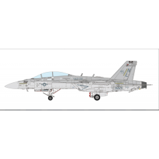 Meng Model LS019 1:48 Boeing EA-18G Growler Electronic Attack Aircraft Yellow Jackets