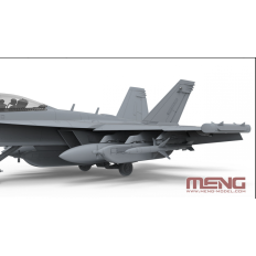 Meng Model LS019 1:48 Boeing EA-18G Growler Electronic Attack Aircraft Yellow Jackets