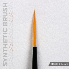 AK Synthetic brush Liner 17 mm  AKB018