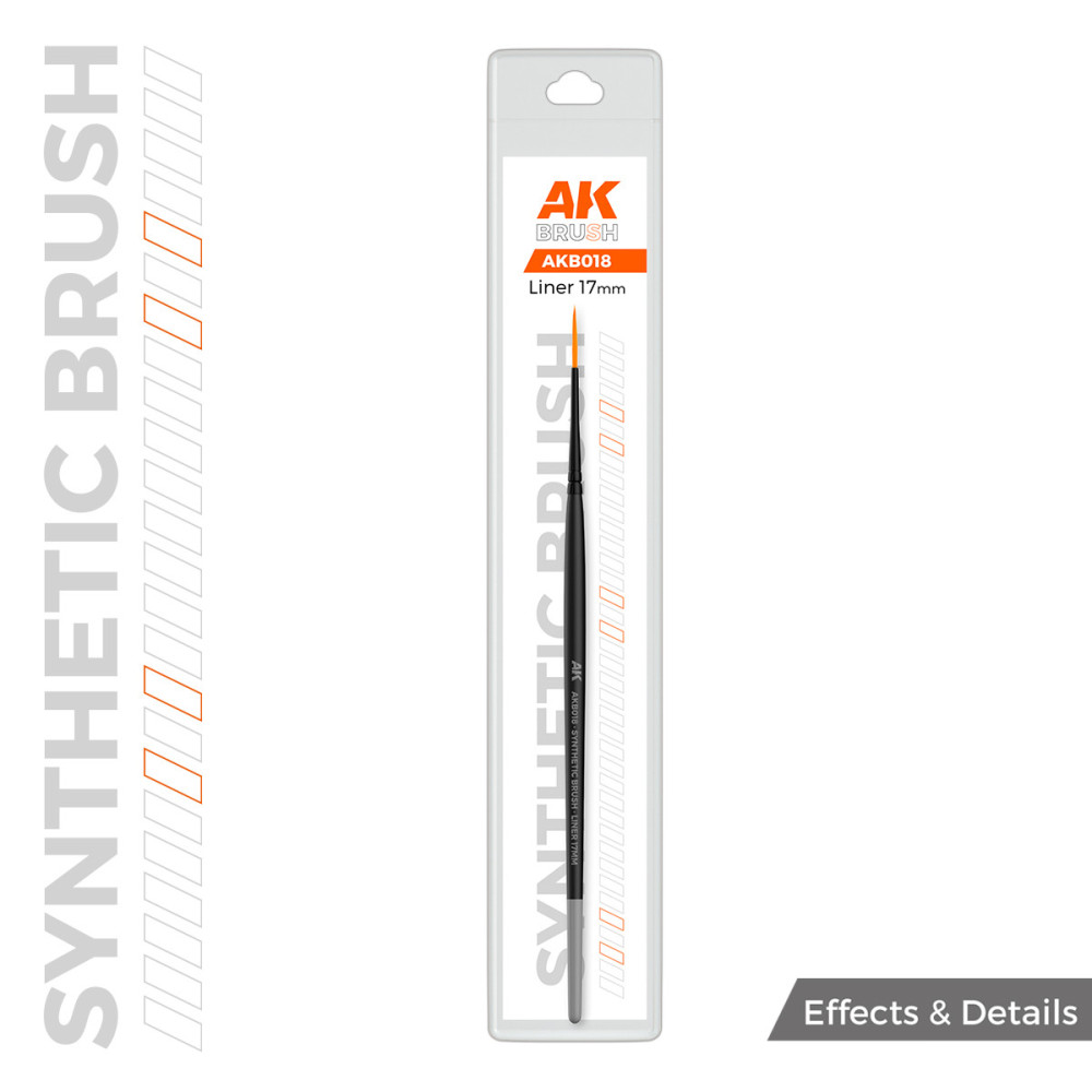 AK Synthetic brush Liner 17 mm AK Synthetic brush Liner 17 mm