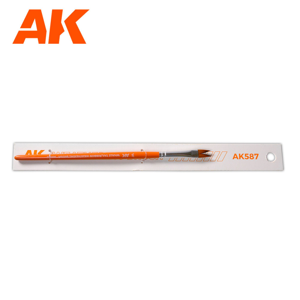 AK-Interactive AK587 Whale tail/Ribbon weathering brush