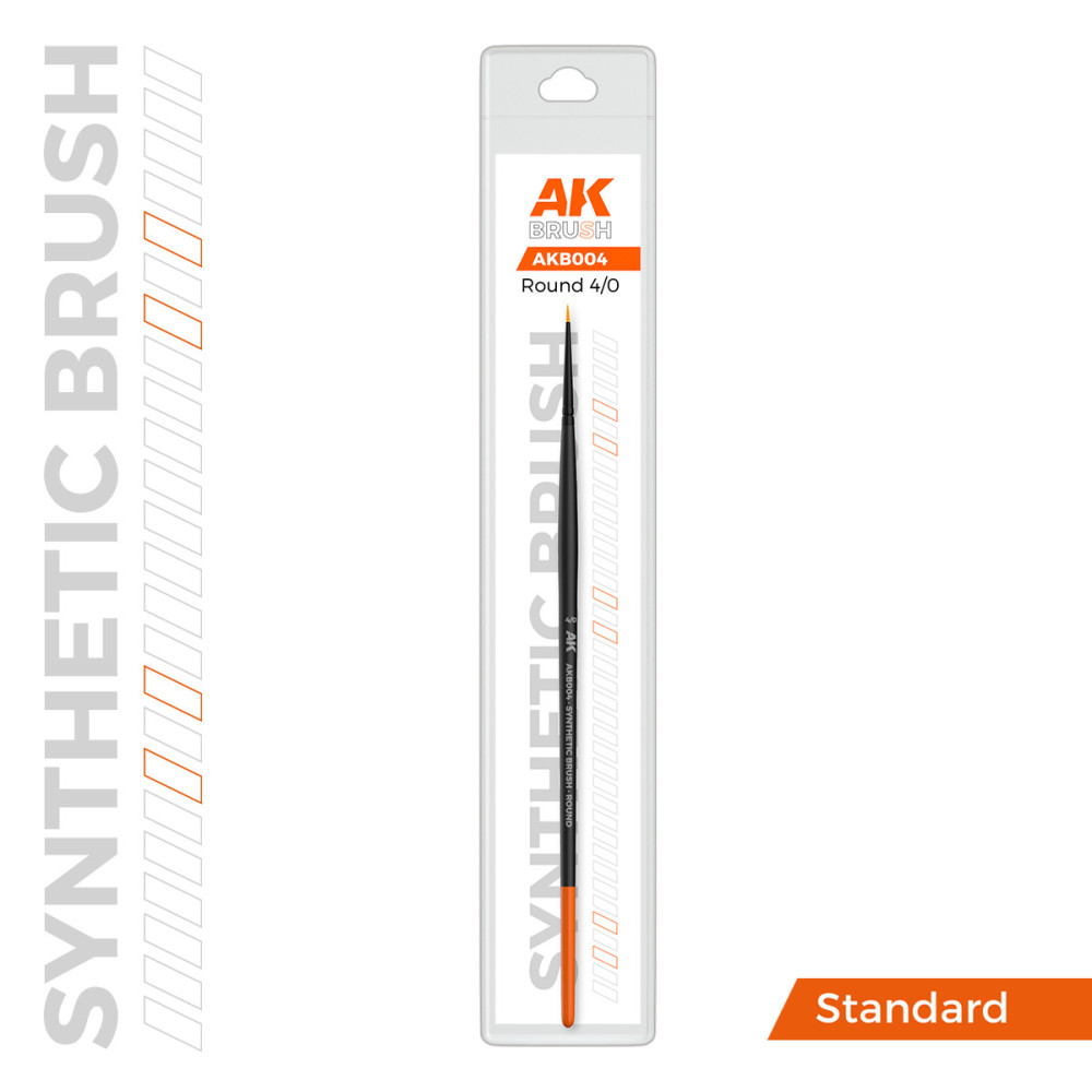 AK Synthetic brush Round 4/0 AK Synthetic brush Round 4/0